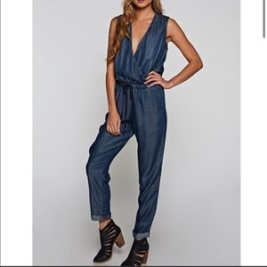 Lovestitch denim jumpsuit